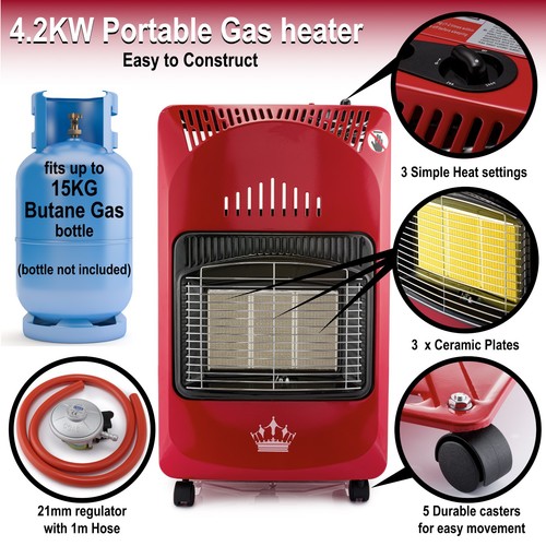New 2kw large red cabinet - new,