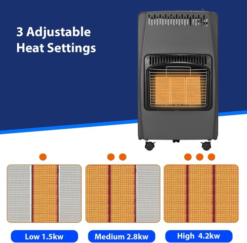2kw portable gas heater - gas,